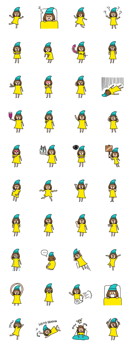 Wavy Bob Girl
