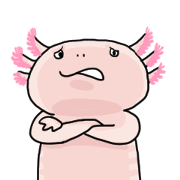 Rough axolotl, its name Hanayo
