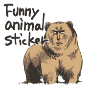 funny animal sticker international ver.