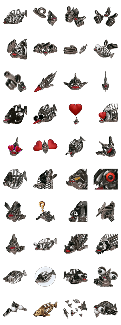 Steel frame piranha  Kowalski