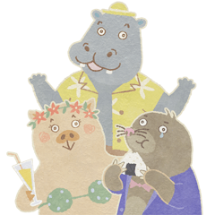 Pig, Hippopotamus, Mole