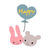 Friendly teddy bear & stuffed rabbit Friendly teddy bear & stuffed rabbit