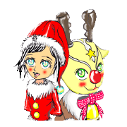 santa claus family for Xmas