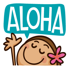 Mililani-chan One Word large stickers