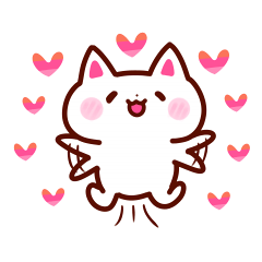 LOVE LOVE Cat Sticker
