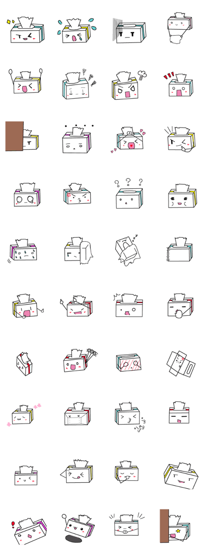 Pleasant tissue boxes