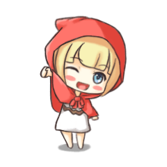 Little Red Riding Hood sticker