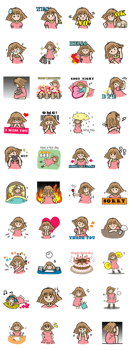 I am Bow Wavy hair girl