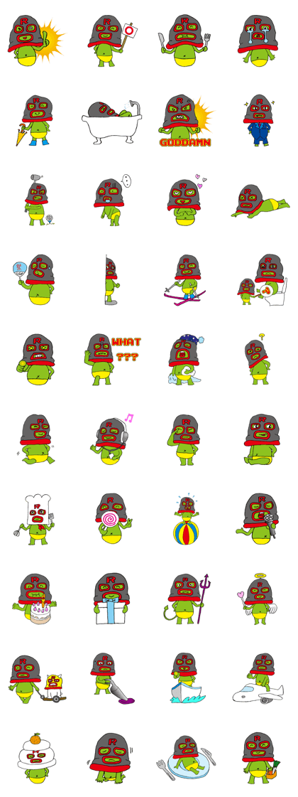 Masked baby Masked baby