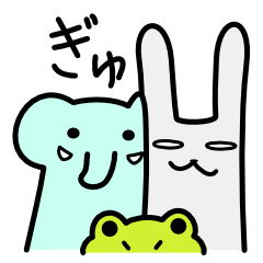 Rabbit,Elephant&Frog