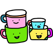 Cups Sticker