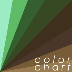 Which Green? Which Brown? color chart