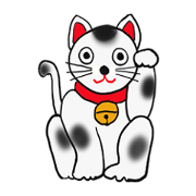 Good luck beckoning cat's name Tama.