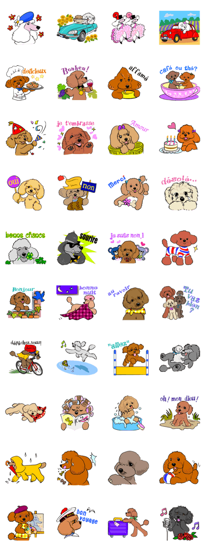 Bonjour, Poodles!