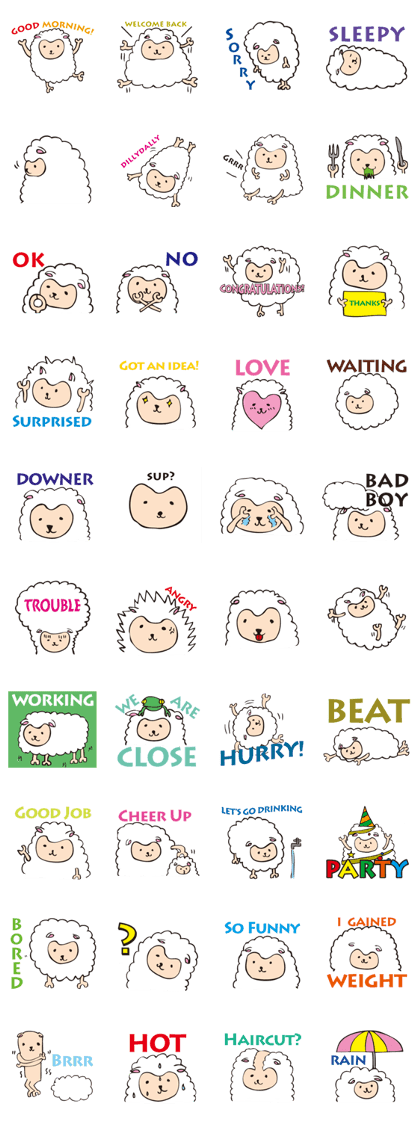 Cute sheep,MEYBEY.English Version.