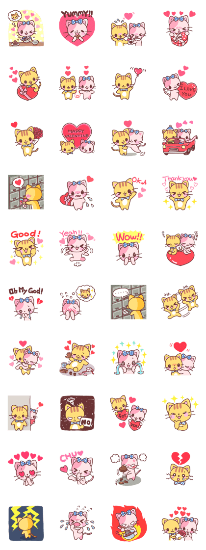 Valentine's Day Cats!