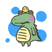Cute crocodile's