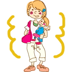 頑張るママと我が子の日常 Line スタンプ Line Store