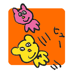FUNNY BEARS Sticker (JAPANESE)