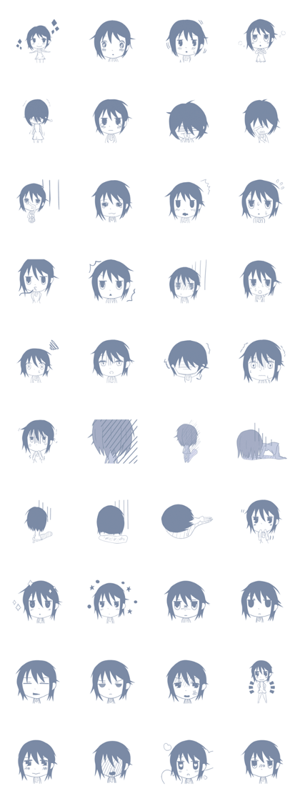 feeling Sticker 40 ver English