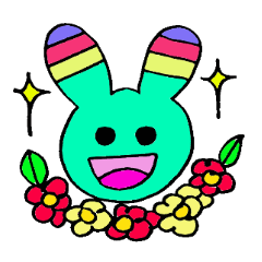 Cute Colorful Rabbit