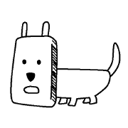 rectangle face dog