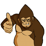 gorillas sticker