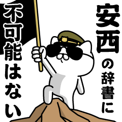 "ANZAI"name/Military cat
