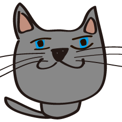 Russian Blue Cat Mimi