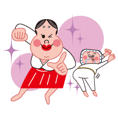 おかめアンドひょっとこ Line スタンプ Line Store