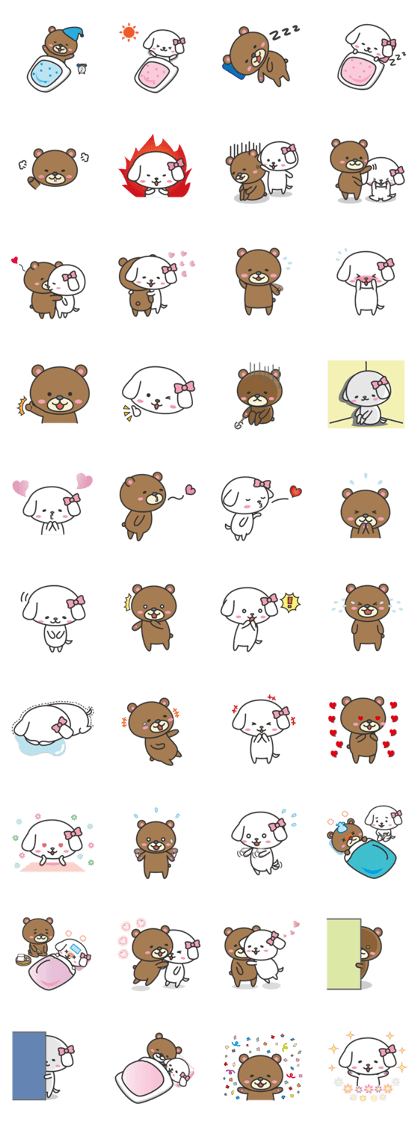 bear and dog