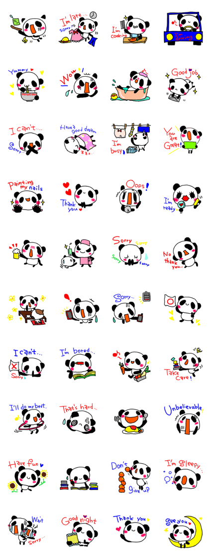 Panda is Busy!