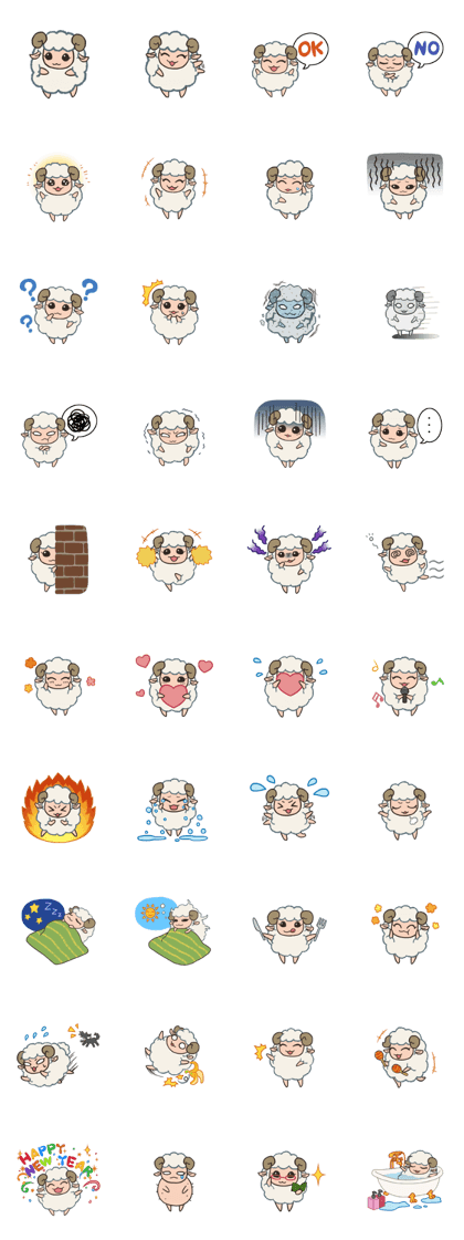 KAWAII Fluffy Sheep