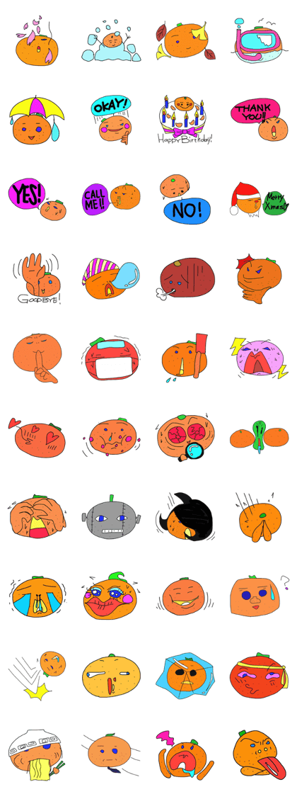 A lovely day of oranges -2