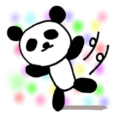 expressionless panda