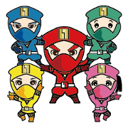 SookenNinja Hiroshima-ben Sticker
