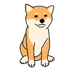 Shiba Inu stickers that are easy to use