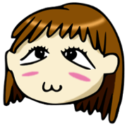 Sticker of Tare-ko. - Emotion