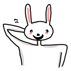 肩幅の広いうさぎ Line スタンプ Line Store