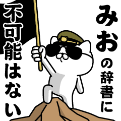 "MIO"name/Military cat