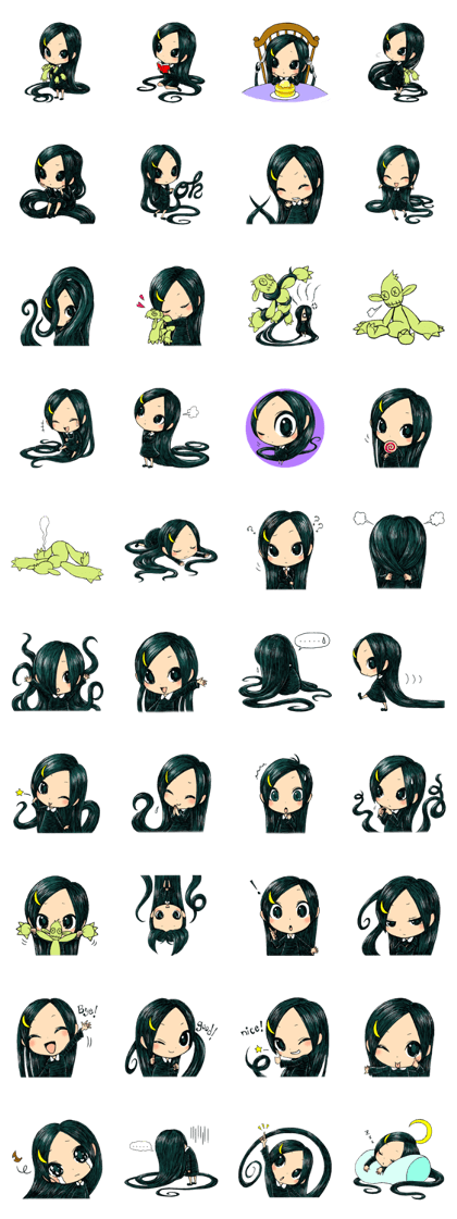 Trailly"the girl of dark night"