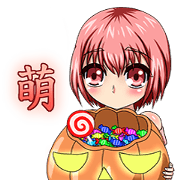 Adorable girl (Halloween articles)