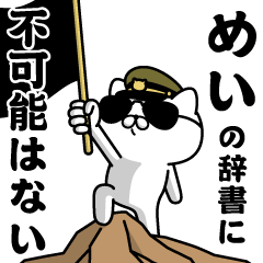 "MEI"name/Military cat