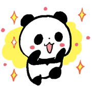 Loose Panda (silent stickers)