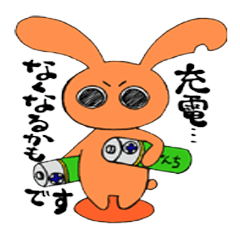 Everyday of orange rabbit