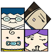 Funny Family in the Box