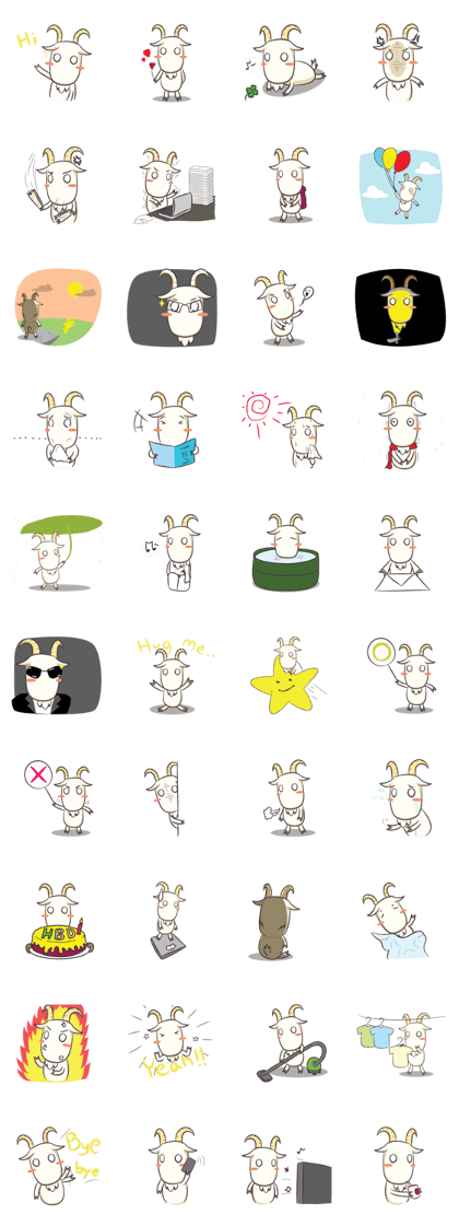 Crazy Goaty - Lucky and Happy Goat
