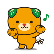 Image up character of Ehime Pref "MICAN"