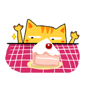 Tabby the yellow cat