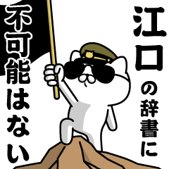 "EGUCHI"name/Military cat